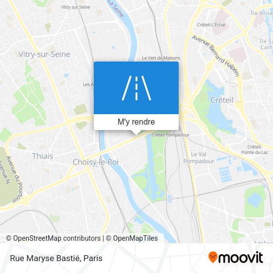 Rue Maryse Bastié plan