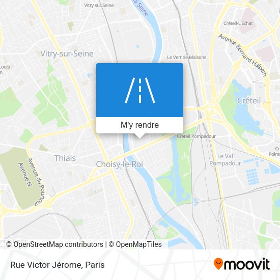 Rue Victor Jérome plan