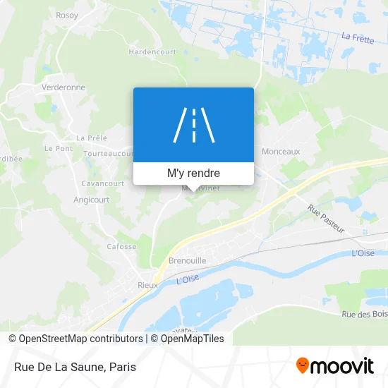 Rue De La Saune plan