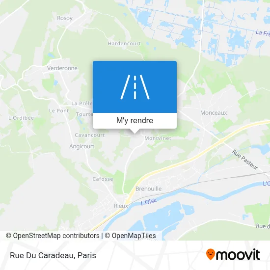Rue Du Caradeau plan