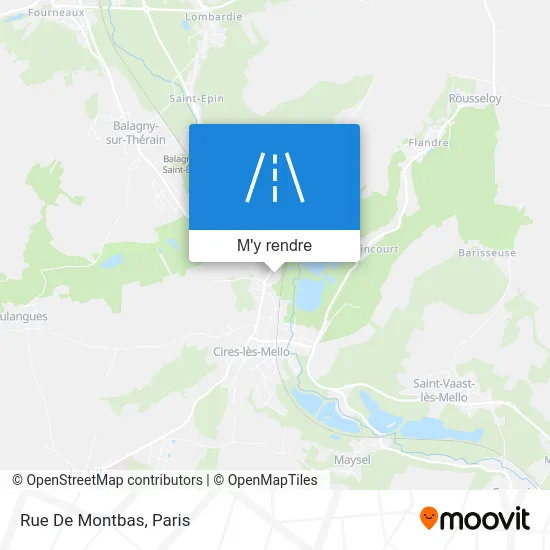 Rue De Montbas plan