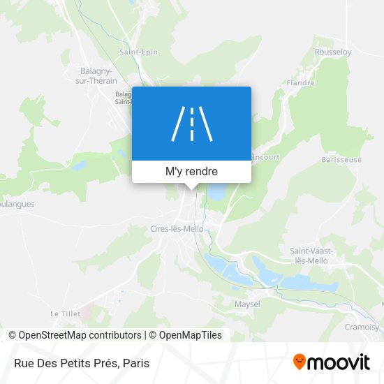 Rue Des Petits Prés plan
