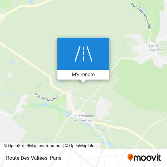 Route Des Vallées plan