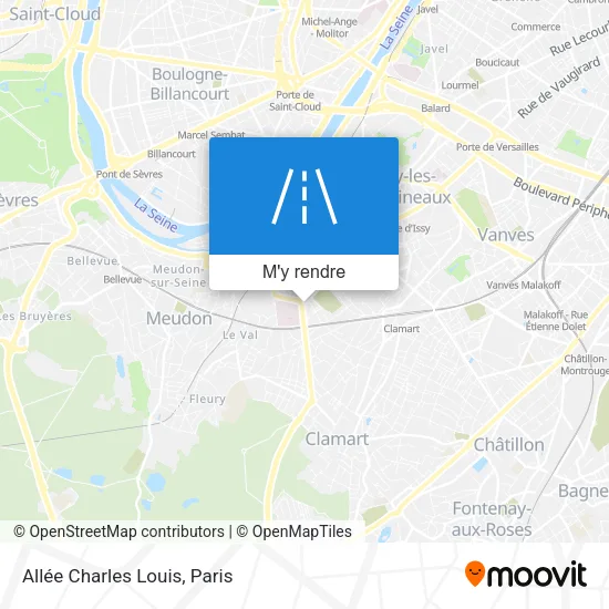 Allée Charles Louis plan