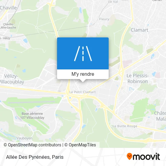 Allée Des Pyrénées plan
