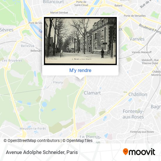 Avenue Adolphe Schneider plan