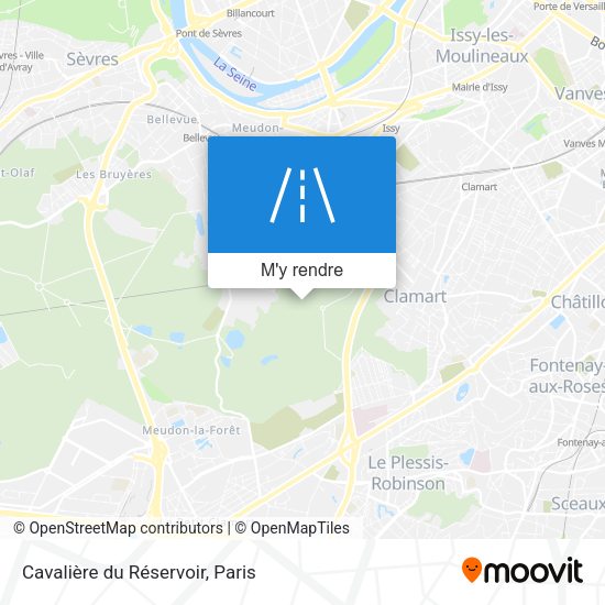 Cavalière du Réservoir plan