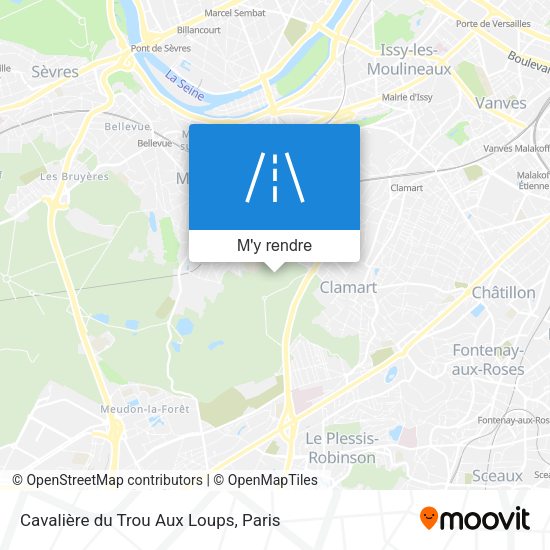 Cavalière du Trou Aux Loups plan