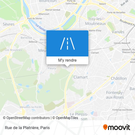 Rue de la Platrière plan