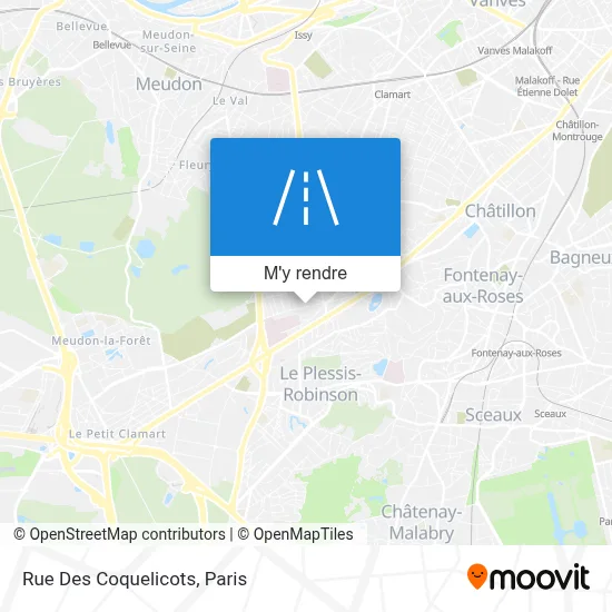 Rue Des Coquelicots plan