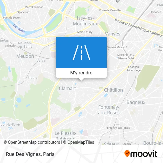 Rue Des Vignes plan