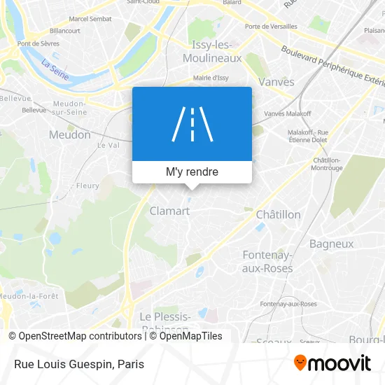 Rue Louis Guespin plan