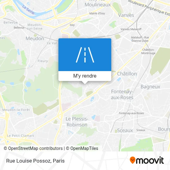 Rue Louise Possoz plan