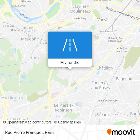 Rue Pierre Franquet plan