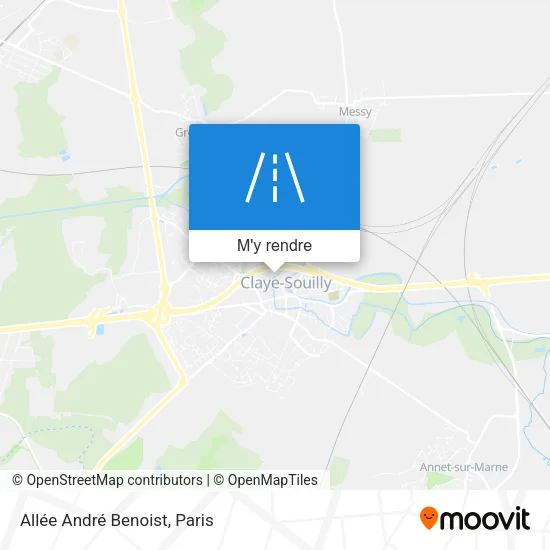 Allée André Benoist plan