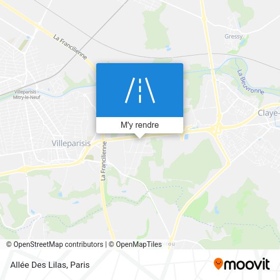 Allée Des Lilas plan
