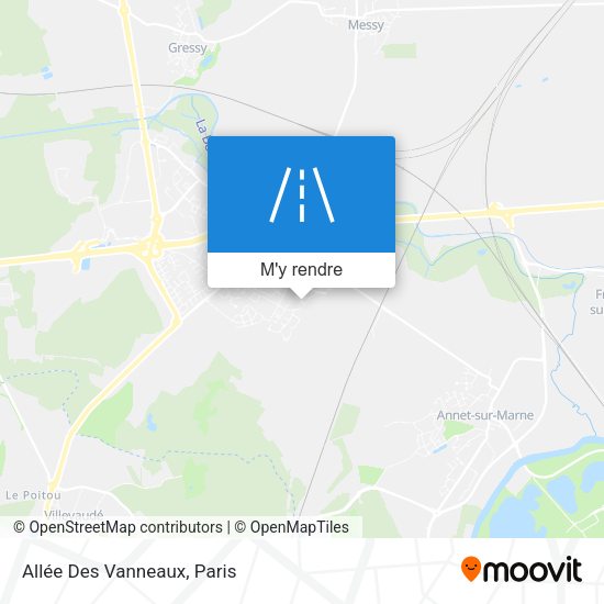 Allée Des Vanneaux plan