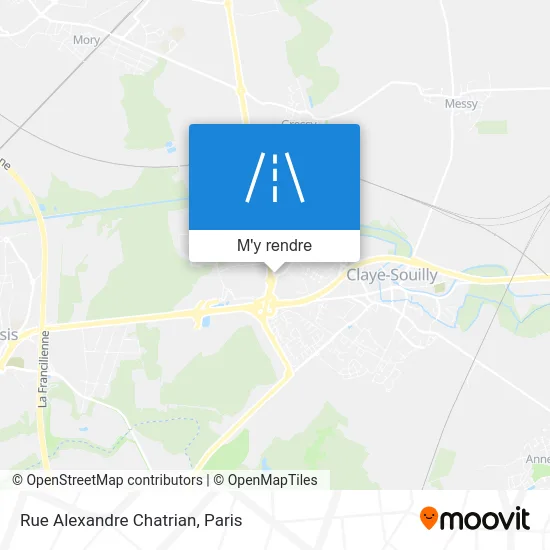 Rue Alexandre Chatrian plan