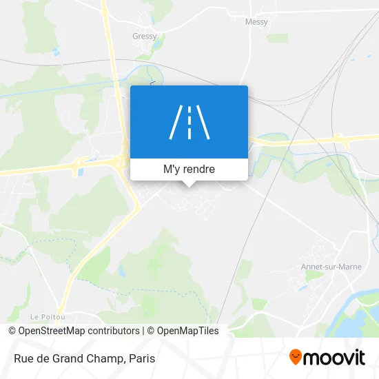 Rue de Grand Champ plan