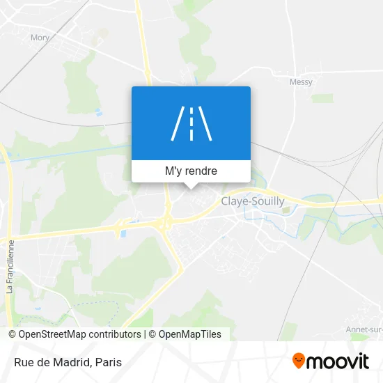 Rue de Madrid plan