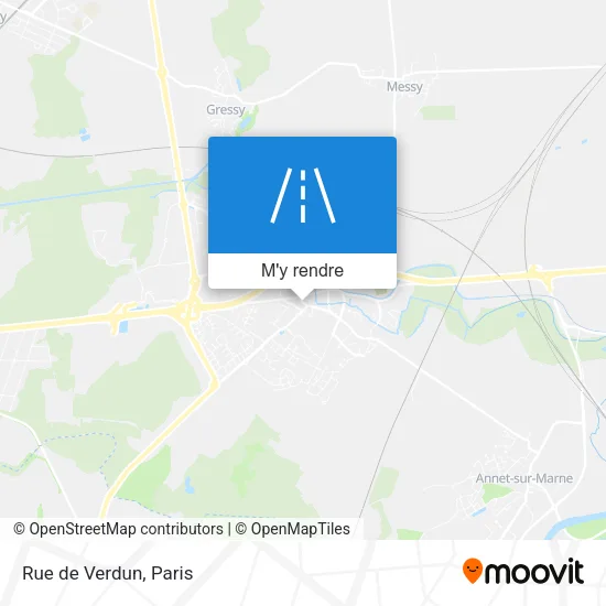 Rue de Verdun plan