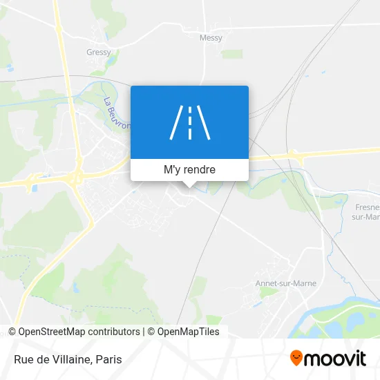 Rue de Villaine plan