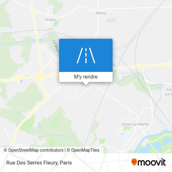 Rue Des Serres Fleury plan