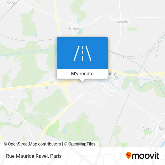 Rue Maurice Ravel plan