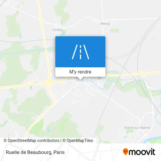 Ruelle de Beaubourg plan