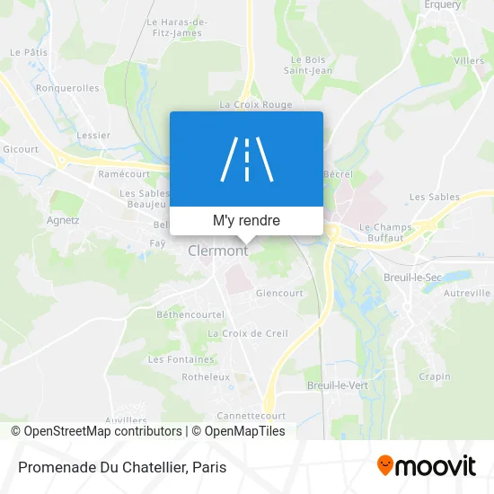 Promenade Du Chatellier plan