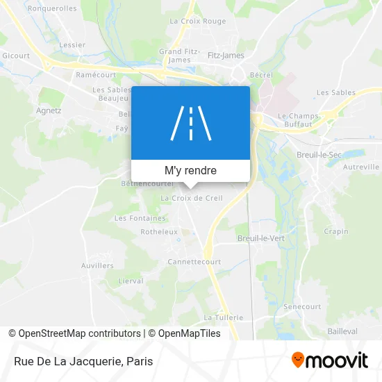 Rue De La Jacquerie plan