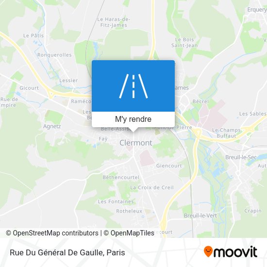 Rue Du Général De Gaulle plan