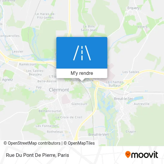 Rue Du Pont De Pierre plan