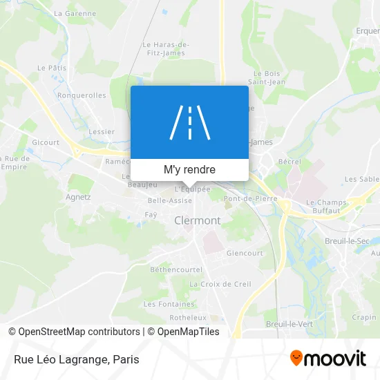 Rue Léo Lagrange plan