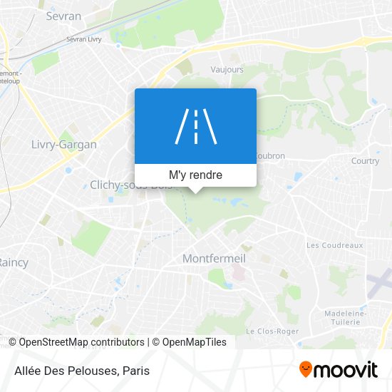 Allée Des Pelouses plan