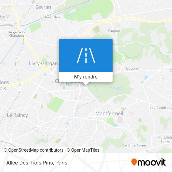 Allée Des Trois Pins plan