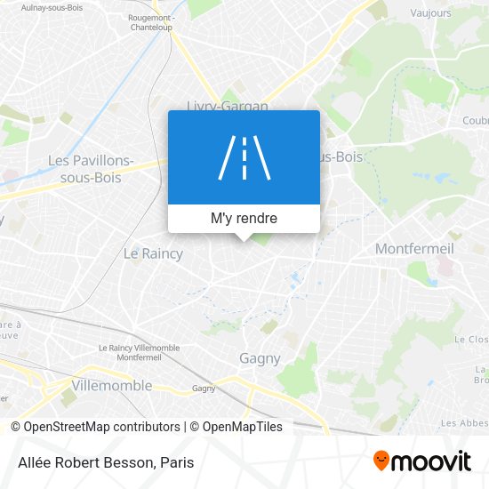 Allée Robert Besson plan