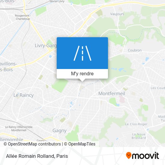 Allée Romain Rolland plan