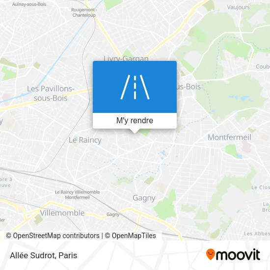 Allée Sudrot plan