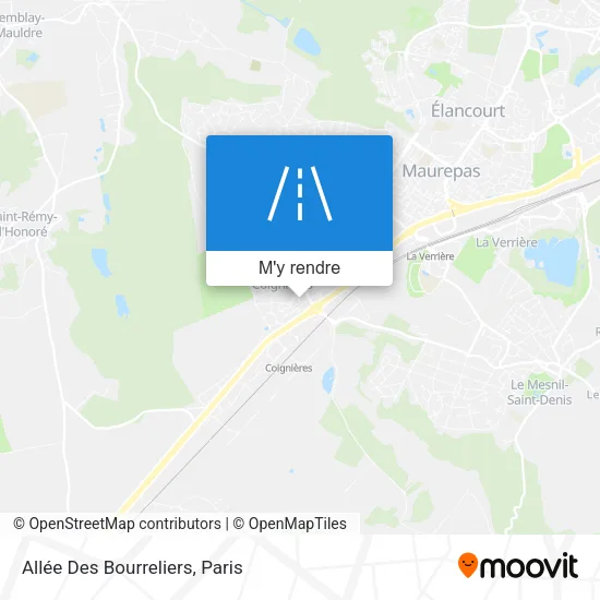 Allée Des Bourreliers plan