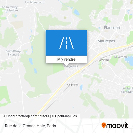 Rue de la Grosse Haie plan