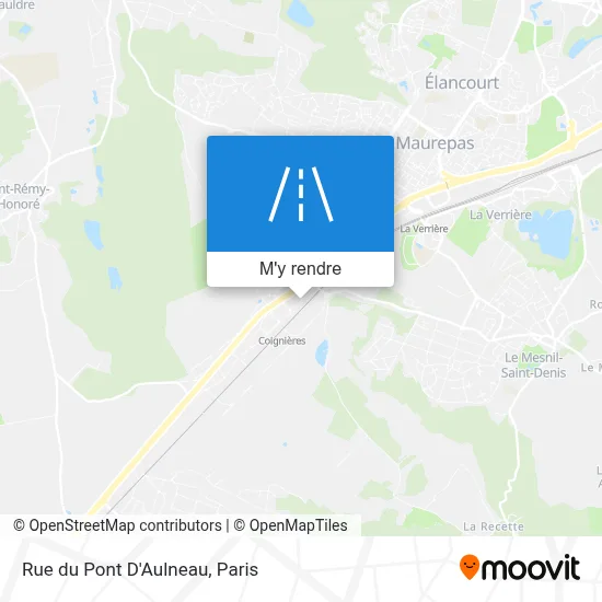 Rue du Pont D'Aulneau plan