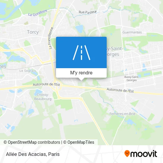 Allée Des Acacias plan