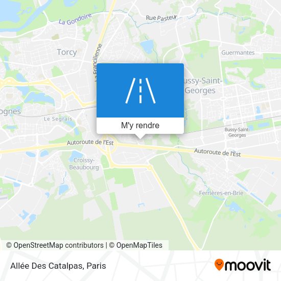Allée Des Catalpas plan