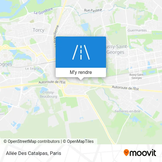 Allée Des Catalpas plan
