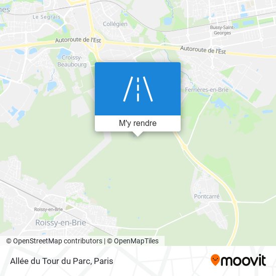 Allée Du Tour Du Parc plan