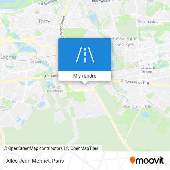 Allée Jean Monnet plan