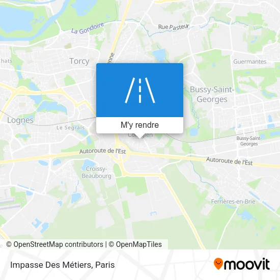 Impasse Des Métiers plan