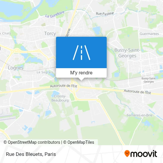 Rue Des Bleuets plan