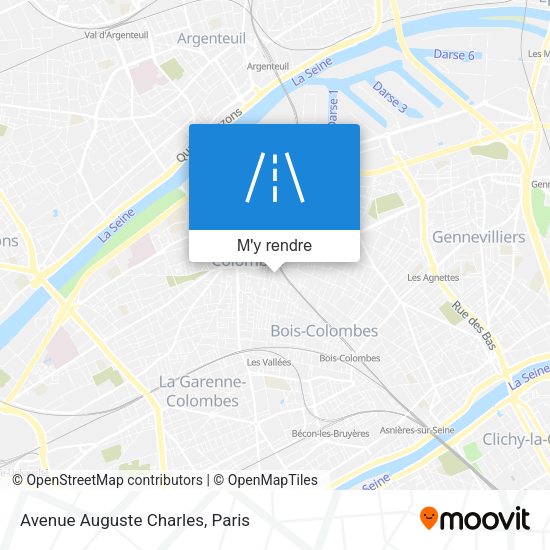Avenue Auguste Charles plan